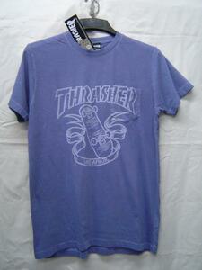 セール 50%OFF THRASHER スラッシャー TH8105P-WF ポケット付 Tシャツ 半袖 紺 M メンズ レディース 人気 おしゃれ おすすめ　新品