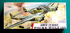 ○ 旧箱 エアフィックス1/72 フォッケウルフ189 ○