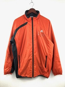  large size Adidas Adidas men's blouson orange Wind breaker nylon jacket O XL size corresponding 2L LL sport 
