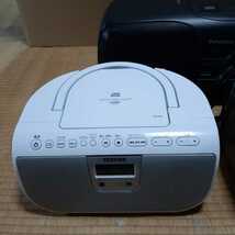 ラジカセ 5台まとめ 東芝 Panasonic SANYO KENWOOD Victor オーディオ CD MD カセット 動作未確認 ジャンク品_画像2