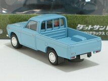 ダットサン トラック 1500デラックス（水色）フィギュア付き LV-195b【トミーテック社1/64ミニカー】【トミカの時】_画像2