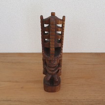 ティキの木彫り アクア TIKI AKUA KAI 40cm 木製スワール無垢材 【アウトレット】【返品不可】YSA-350145_画像5