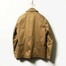 #UNITED ARROWS｜ユナイテッドアローズ ストレッチ入りコットンライダースジャケット/ジップアップブルゾン ライトブラウンカラー sizeS_画像2