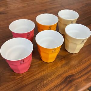 メラミン樹脂 コップ 6個セット
