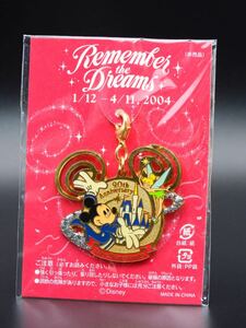 115 東京ディズニーランド 20周年 リメンバーザドリーム ファスナートップ （非売品）（配布）TDS TDL TDR ミッキーミニー　キーホルダー