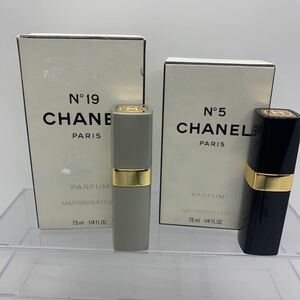  perfume Chanel perfume 7.5ml 2 pcs set perfume va poly- The ta-N°5 N°19 2103C15X