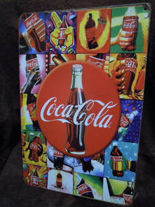 X-7　　コカ・コーラ　ブリキ　プレート　宣伝　大きさ　１９，７X２９，８cm 