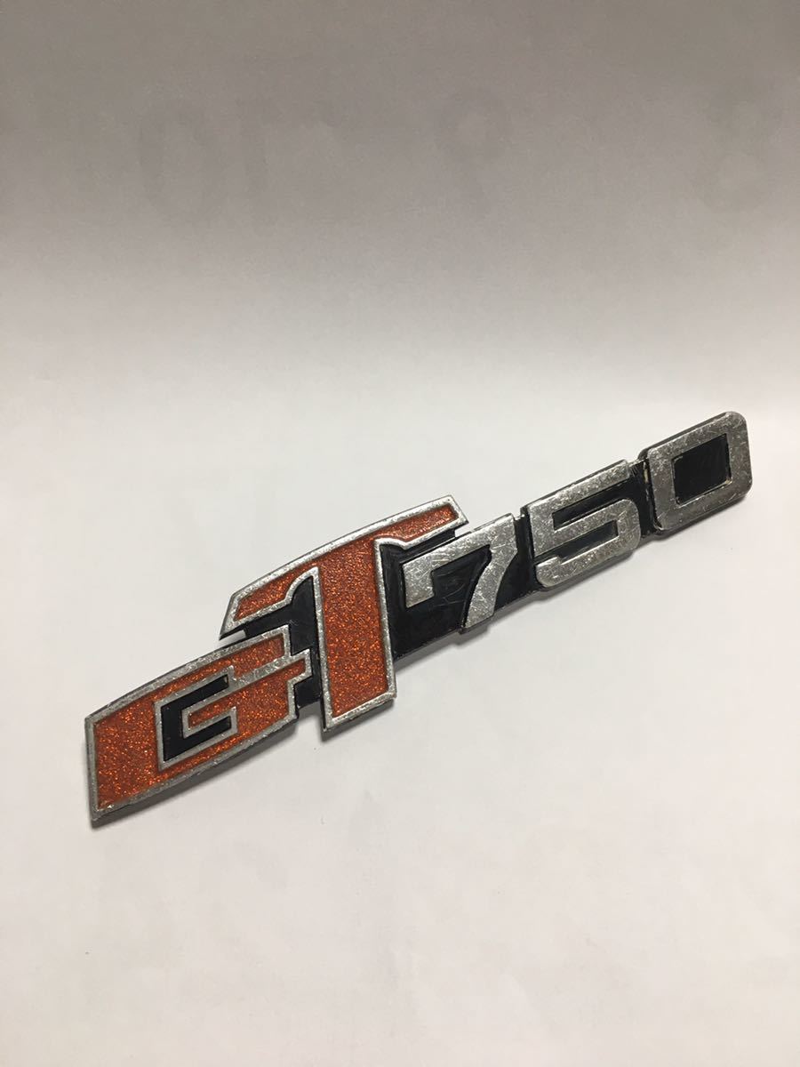 最高 スズキ GS750 純正サイドカバーエンブレム 新品未使用 ...