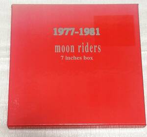 EP MOON RIDERS Moonriders 1977-1981 7 inches box 7 -inch box /5 sheets set /MOR-6906~6910