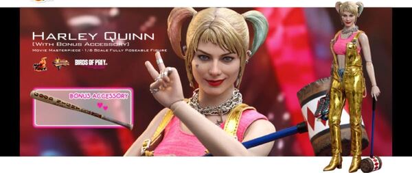 【新品未開封】ボーナスアクセサリー付き トイサピエンス限定 ハーレイ・クイン ホットトイズ ムービー・マスターピース