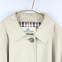 Aquascutum BELTED BALMACAAN COAT MADE IN ENGLAND/アクアスキュータムベルテッドバルマカーンコート(ステンカラーコート)_画像6