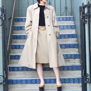 Aquascutum BELTED BALMACAAN COAT MADE IN ENGLAND/アクアスキュータムベルテッドバルマカーンコート(ステンカラーコート)