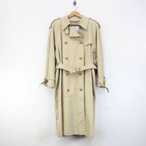 Aquascutum BELTED LONG TRENCH COAT MADE IN ENGLAND/アクアスキュータムベルテッドロングトレンチコート_画像4