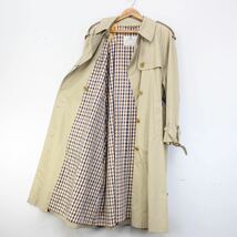 Aquascutum BELTED LONG TRENCH COAT MADE IN ENGLAND/アクアスキュータムベルテッドロングトレンチコート_画像6