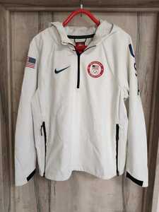 XL новый товар перевод иметь NIKE TECH FLEECE PULLOVER TEAM USA HOODIE JACKET Nike Tec флис Parker . колесо America представитель Olympic flat .