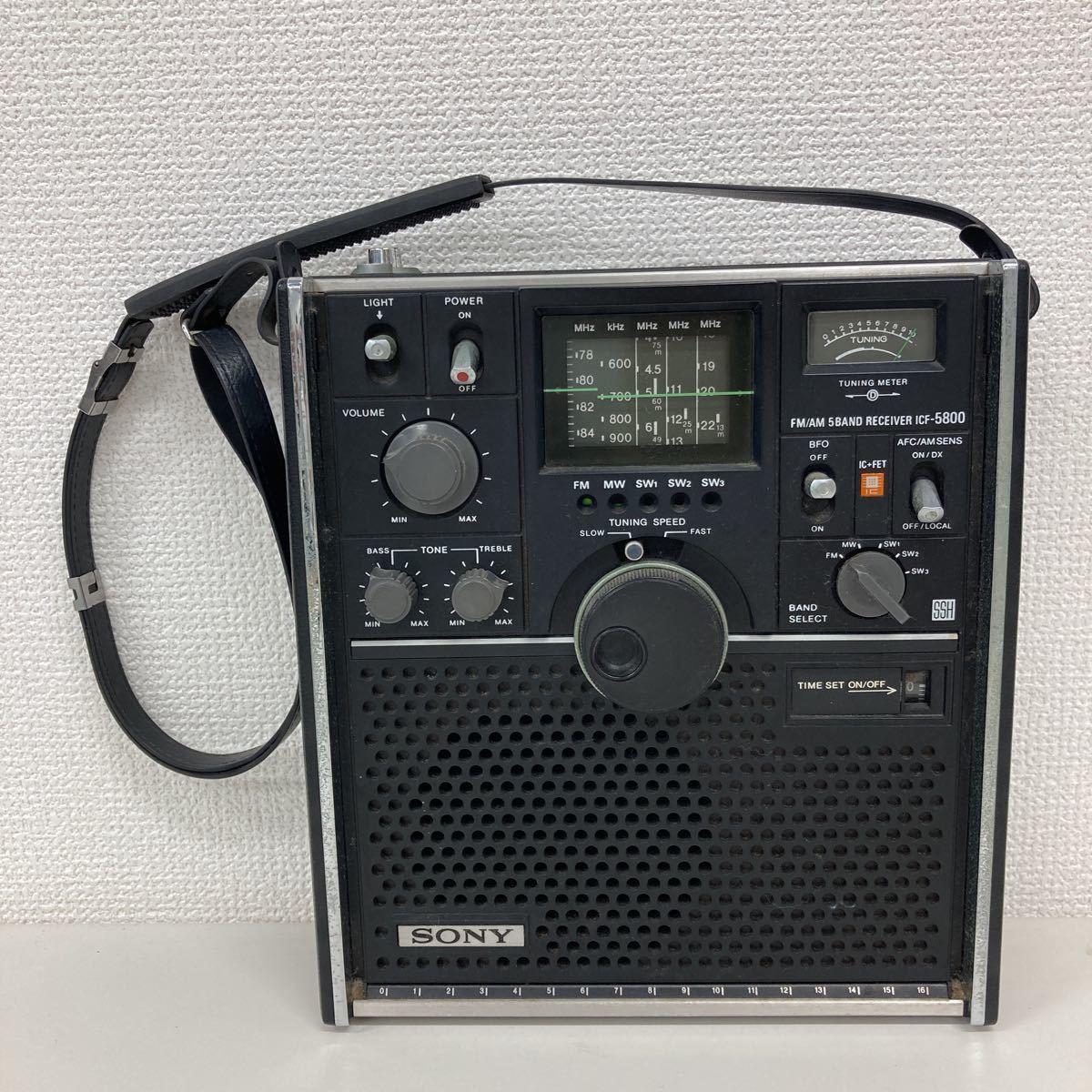 即納 SONY ICF-5800 スカイセンサー BCLラジオ ジャンク econet.bi