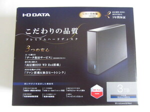 ★新品★IO DATA★USB 3.0対応外付HDD、WD Red、電源内蔵、3TB★HDJA-UT3RWHQ