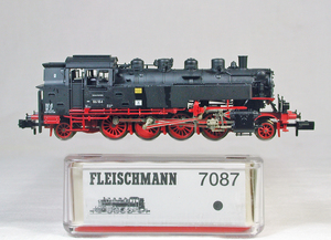 FLEISCHMANN #7078 DDR( old East Germany National Railways ) BR86 type tanker type steam locomotiv 