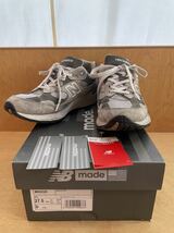 ◎国内正規 new balance M992 GR 27.5cm MADE IN USA ニューバランス ABZORB US9.5 990 991 993 1300 1400 米国製_画像1