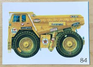 即決☆ヒスミニ☆新品☆カード☆84☆素材☆横柄☆ヒステリックミニ☆HYSTERICMINI