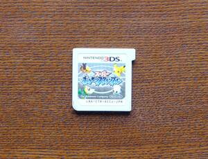  Nintendo.3DS soft 1 piece. super Pokemon s Clan bru. scratch, dirt less.