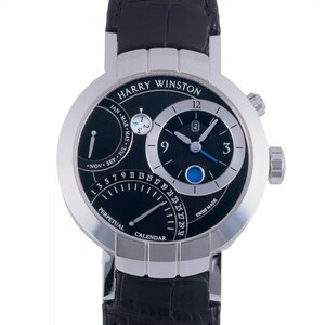 ハリー・ウィンストン HARRY WINSTON プルミエール エキセンター パーペチュアル PRNAPC41WW001 ブラック文字盤 新品 腕時計 メンズ