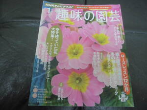 趣味の園芸 2013年1月号　クリスマスローズ　ローズレッスン１２か月　プリムラ　パパ・メイアン