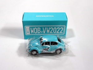 フォルクスワーゲン ビートル ミニカー モロゾフ バレンタイン 2022 ターコイズブルー Volkswagen タイプ1 TYPE1