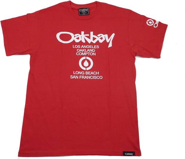 Oakbay Fits オークベイ REP YOUR CITY 半袖 Tシャツ (レッド) (XXL) [並行輸入品]