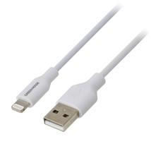 送料無料 ライトニングケーブル USB Type-A to Lightningケーブル グリーンハウス １メートル ホワイト GH-ALTUG100-WH/4754ｘ１本_画像1
