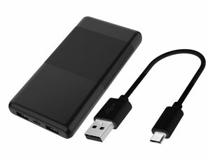 送料無料 モバイルバッテリー 9200ｍAh PSEマーク有 OPP包装 HIDISC HD-MB9200GFBK-PP/0175ｘ１台