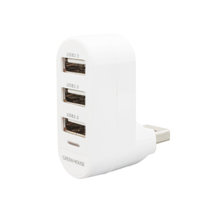  including in a package possibility USB hub 3 port 180 times times . rotation connector installing GH-HB2A3A-WH/7267 white 