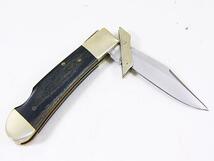 同梱可能 フォールディングナイフ KW-154 ブラックウッドハンドル K-WORLD Knife Company_画像5