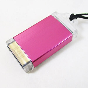  free shipping mail service micro SD card reader pink ( sliding key holder type ) CR-36x1 piece conversion expert 