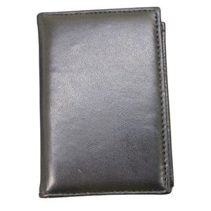  free shipping card-case / card-case sheep leather black Relifeli life NO.11