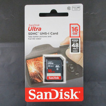 送料無料 SDカード 16GB class10 サンディスク SDHCカード_画像2