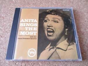 Anita O'day/Anita Sings The Most アニタ・オディ 56年 生涯の代表的、大傑作・大名盤♪！ オスカー・ピーターソン♪！レイ・ブラウン♪！