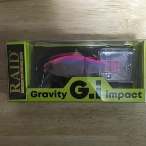 レイドジャパン　RAIDJAPAN gi G.i ジーアイ　Gravity impact グラビティインパクト　ピンクトリック