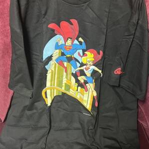 '98 USデッドストック DC COMICS『SUPERMAN & SUPERGIRL』 Tシャツ XXL 送料込み スーパーマン スーパーガール