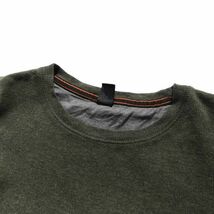 00's ギャップ GAP クルーネック ヘビーウェイトコットン Tシャツ 長袖 (L) 緑系 リブ無し 無地 ロンT 00年代 旧タグ オールド 2003年製_画像8