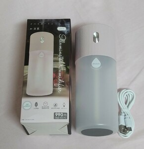 ★LEDイルミネーション付 加湿器 ピンク【未使用】