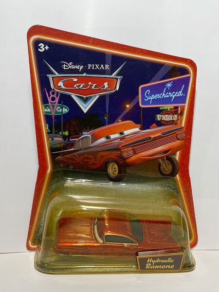ディズニー カーズ マテル MATTEL CARS RAMONE レッド ラモーン ケース黄ばみ '59 IMPALA インパラ ローライダー