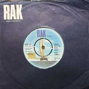 ☆特選☆COZY POWELL/DANCE WITH THE DEVIL'1973UK RAK 7INCH