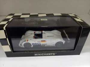 29.MiniChamps ミニチャンプス BMW V12 LMR 24h Le Mans 1999 Kristensen Lehto Muller 1:43 外箱付き ミニカー スケールモデル 17