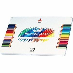 三菱鉛筆 消せる色鉛筆 ユニアーテレーズカラー 36色 UAC36C(未使用品)