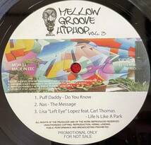 ヒット曲満載NAS. NELLY. METHOD MAN. LEFT EYE、MELLO GROOVE HIP HOP vol.3 12inch盤 その他にもプロモーション盤 レア盤 多数出品。_画像1