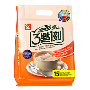 台湾超人気3点1刻（3点15ＰＭ）オリジナルミルクティー（15パック入り）他5種類ミルクティーあり