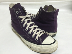 希少 美品 CONVERSE ADDICT CHUCK TAYLOR コンバース アディクト US8 パープル 紫