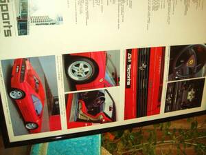 * Ferrari 348GT* that time thing / valuable advertisement / frame goods *A4 amount *No.0538* art sport * inspection : catalog poster manner *