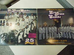 稀少　ラテン　入手難　ＬＰ　エル・グラン・コンボ　el gran combo　輸入盤　２５ｔｈアニバーサリー　ベスト　３枚組　透明レコード